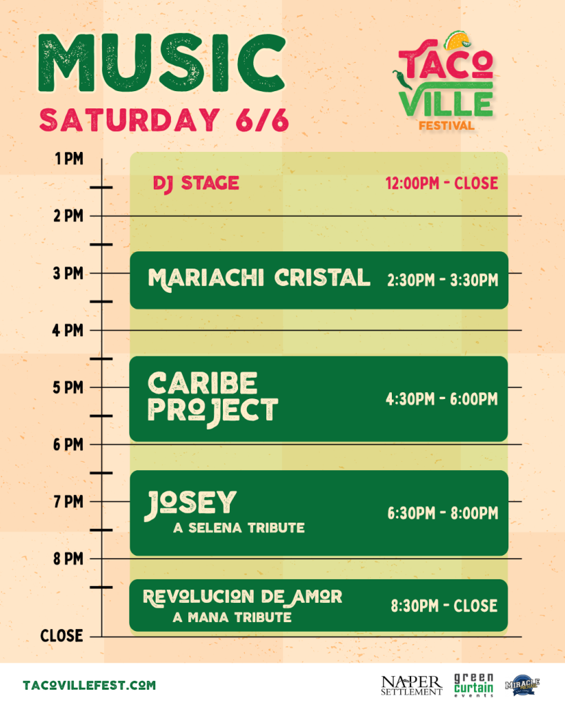 tacoville music lineup graphic