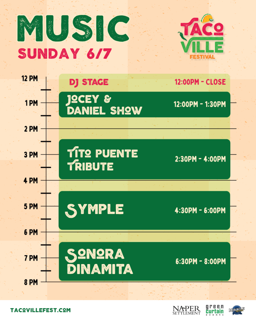 tacoville sunday music lineup